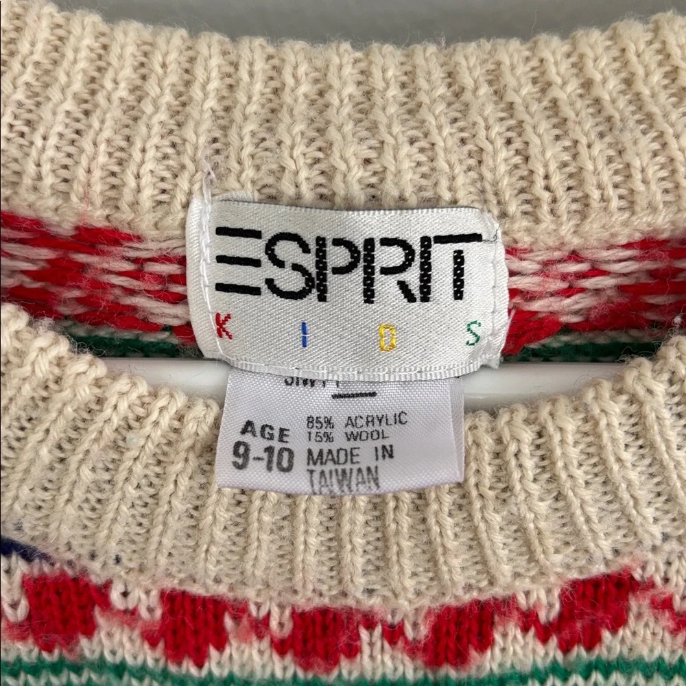 Vintage ESPRIT kid’s Christmas sweater - Picture 5 of 6